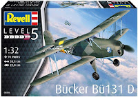 Revell 1/32 BUCKER Bu131 D (03886)  Color Guide & Paint Conversion Chart
