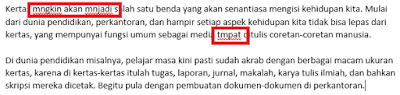 Kita yakni seorang yang sangat aktif dengan dunia internet terperinci kalau kita tidak aneh d Cara Koreksi Ejaan Kata Bahasa Indonesia di MS Word [autocorrect]