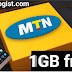 Get 1Gb free data on mtn tested and working