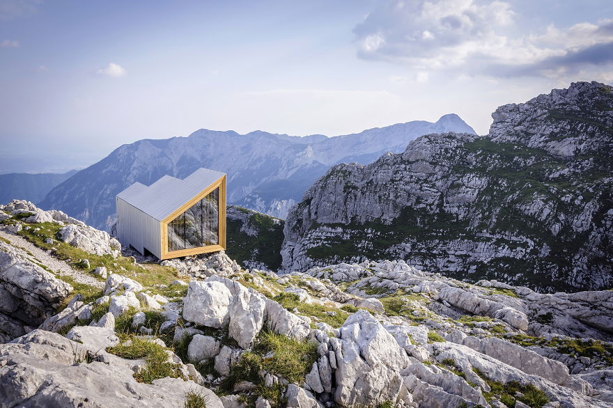 Cozy Alpine Shelter For Climbers That We Built On Slovenian Alps