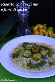 risotto con zucchini