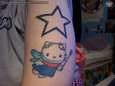 hello kitty tattoos for girls