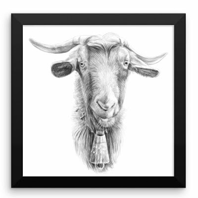 https://www.etsy.com/uk/listing/590349076/framed-posterpencil-drawing-printgoat