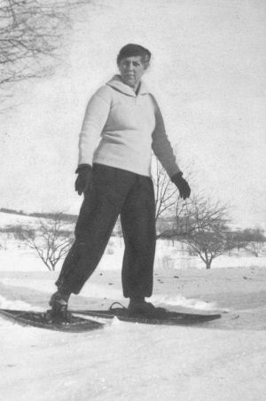 Granny on Snowshoes