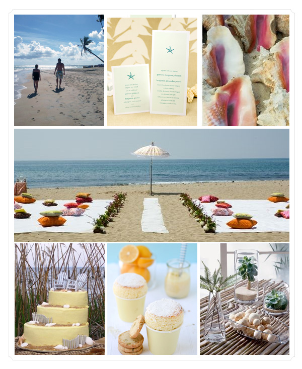 beach wedding reception ideas colorful wedding centerpieces