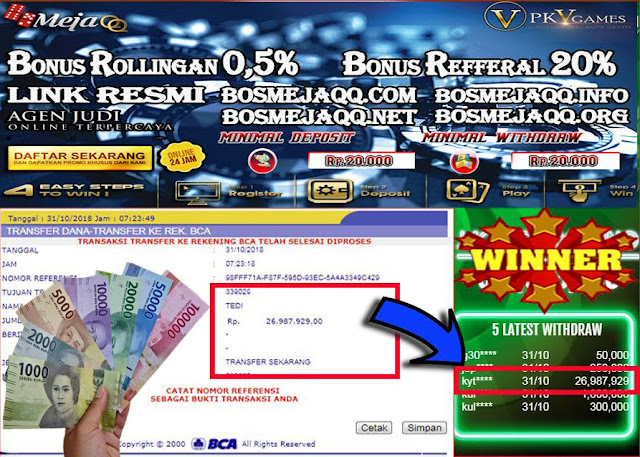  MEJAQQ.COM AGEN JUDI POKER DOMINOQQ BANDARQ ONLINE TERBESAR DI ASIA