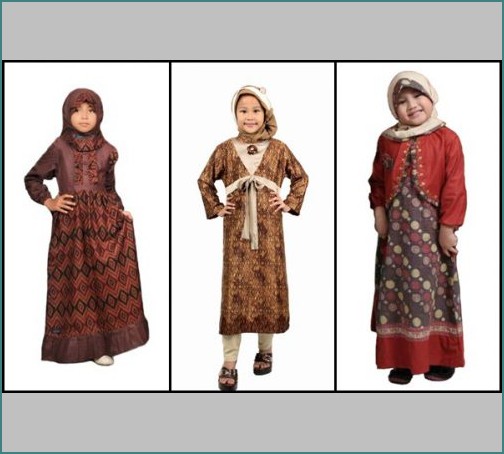 Model Baju  Batik  Anak  Perempuan  Terbaru Foto dan Gambar 