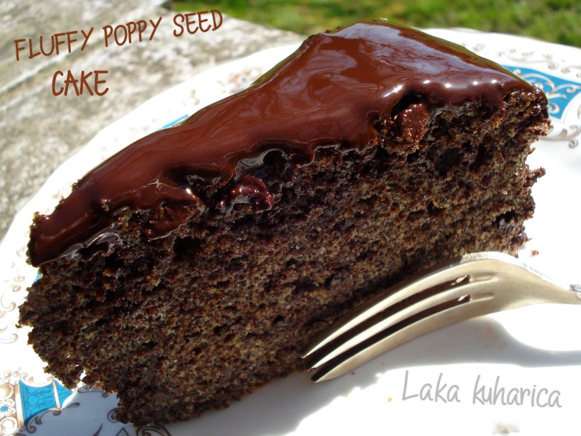 Fluffy poppy seed cake by Laka kuharica