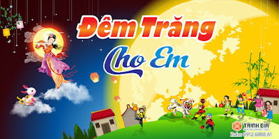 Mẫu phông in Backdrop Trung thu vector