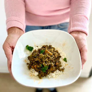 image Dahl de lentilles vertes au curry