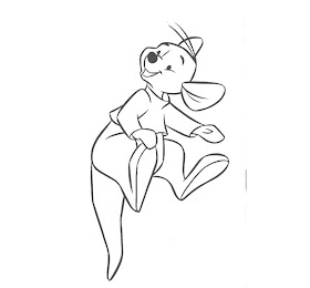 Walt Disney Roo from Winnie the Pooh Coloring Pages Picture