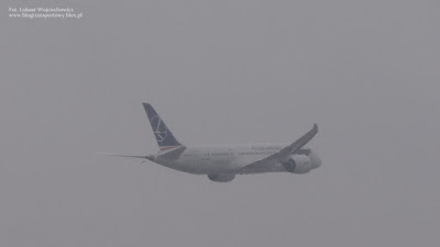 Boeing 787 Dreamliner SP-LRA w Krakowie