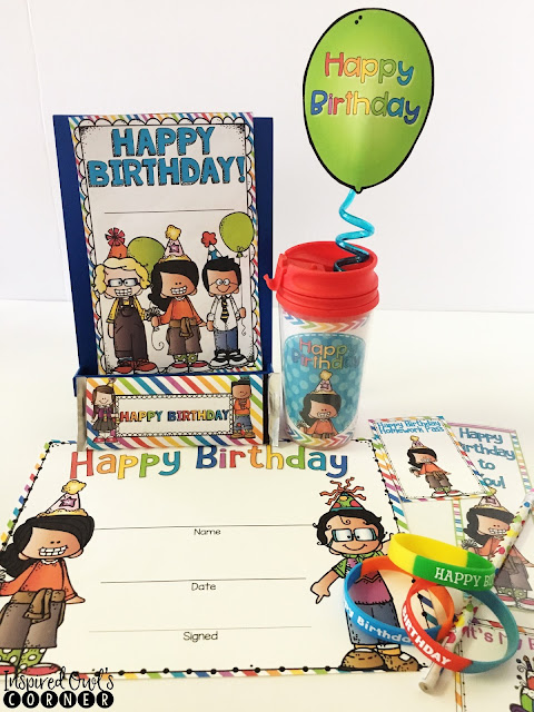 Student Birthday Ideas and Printables