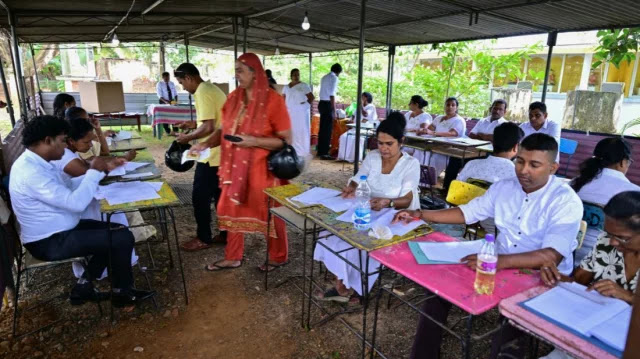 Polling for the first presidential election after the economic crisis in Sri Lanka