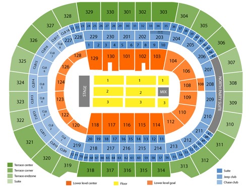 Amalie arena Seating Chart