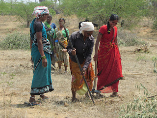 Women restore degraded land in southern India under a government-funded program. (Credit: Stella Paul/IPS) Click to Enlarge.