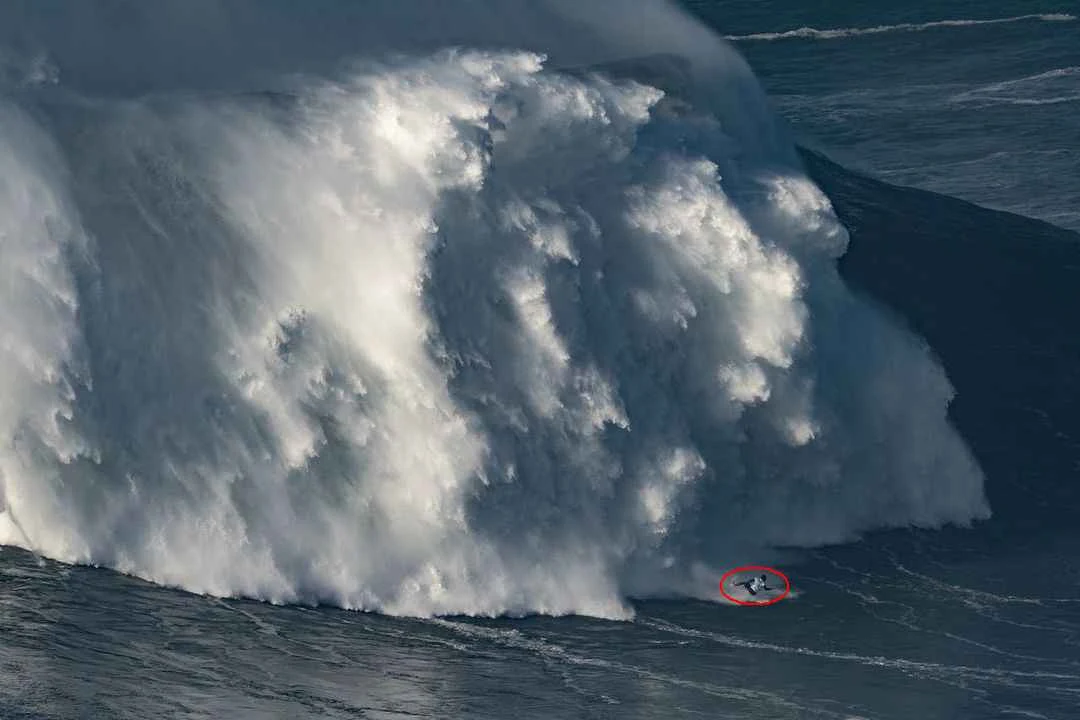 Terrifying Wipeout in Nazaré CJ Macias 2022 One of The Biggest Surfing Wipeouts