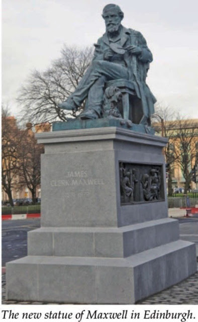 Statue of Maxwell in Edinburgh (Source: J. Rautio, IEEE Microwave Magazine)