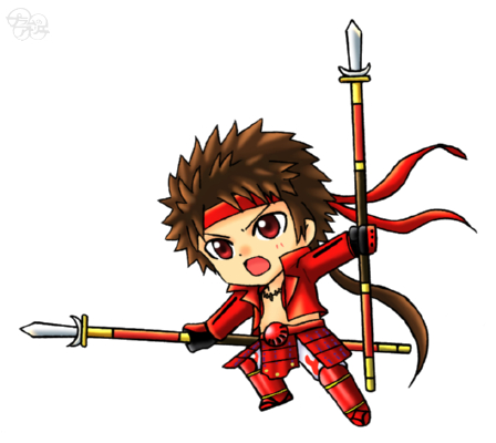 プラムのアトリエ 戦国basara クロニクルヒーローズ 真田 幸村 ミニキャラ ちびキャラ イラスト プラムのアトリエ 戦国basara クロニクルヒーローズ 真田 幸村 ミニキャラ ちびキャラ イラスト