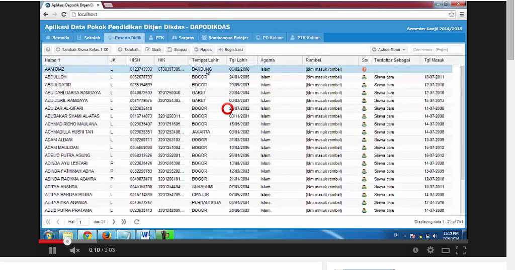 Cara pengisian data di dapodikdas v.3.0.0 - Dapodikdas 