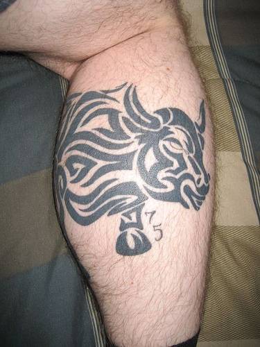 charging bull tattoo designs free pitbull tattoo designs