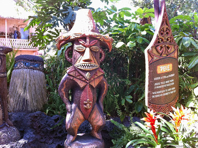 Enchanted Tiki Room preshow Pele fire volcano cute story Crump