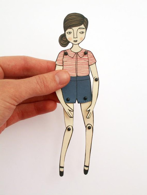 easy paper doll craft for kids