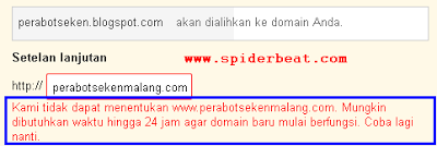 Cara Merubah domain blogspot menjadi dot com