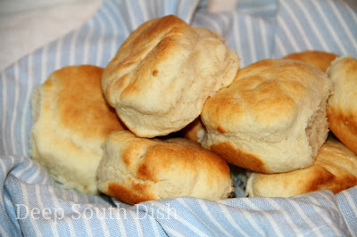 A modern throw back to Bride's Biscuits, sometimes called Angel Biscuits, using baking mix, buttermilk and yeast.