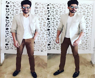 Spotted Gurmeet Choudhary in Alberto Torresi Shoes