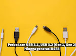 Perbedaan USB 3.1, USB 3.2 (Gen 1, Gen 2) hingga generasi USB4 