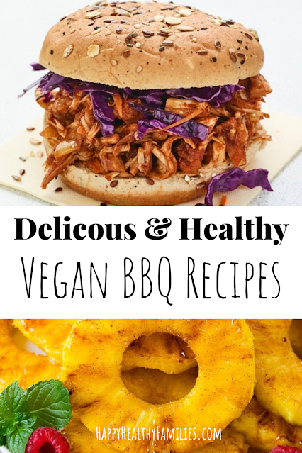 Meatless BBQ Jackfruit Sandwich and Grilled Pineapples