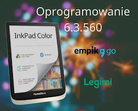 PocketBook InkPad Color z nowym oprogramowaniem zyskuje dostęp do e-booków w abonamentach Legimi i Empik Go