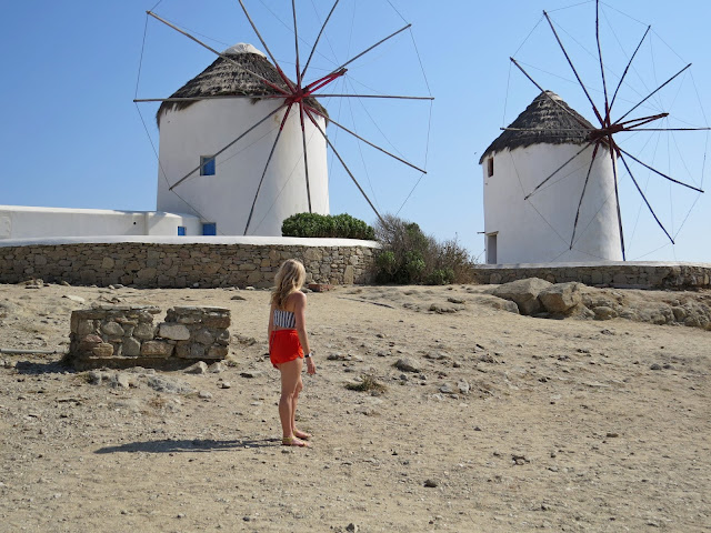 Visiting Mykonos Windmills