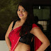 New Actress Ashwini Spicy Navel Show In Red Saree Photos