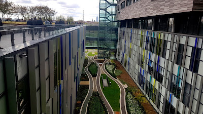 Ogród na dachu, szpital, Wiedeń, Vienna, garden, hospital