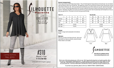 Creates Sew Slow: Silhouette Patterns #310 Marie's Top