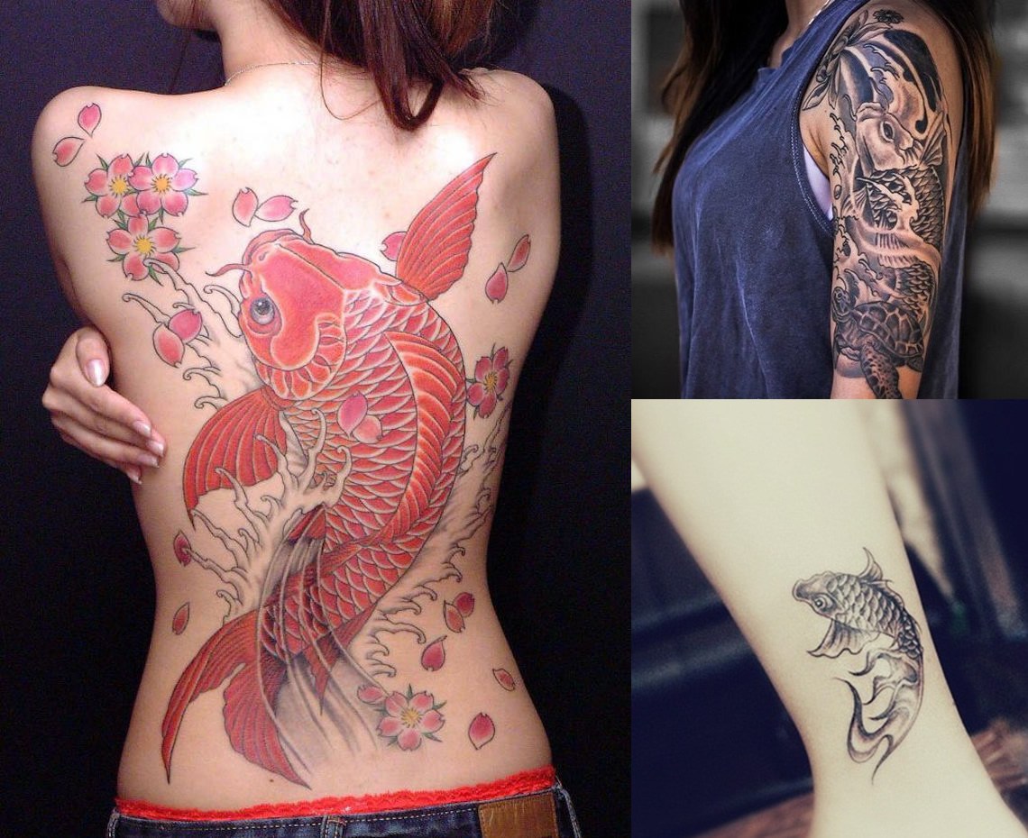 carpa koi tattoo | Koi fish tattoo, Koi tattoo design, Japanese koi fish  tattoo