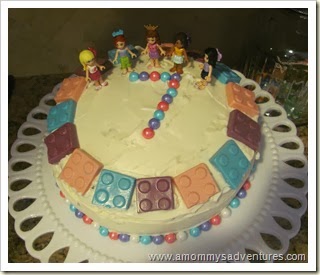 Lego Friends Party Cake