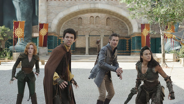 Chris Pine Michelle Rodriguez Justice Smith Sophia Lillis Jonathan Goldstein John Francis Daley | Dungeons & Dragons: Honor Among Thieves