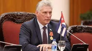 Cuban President Miguel Diaz-Canel