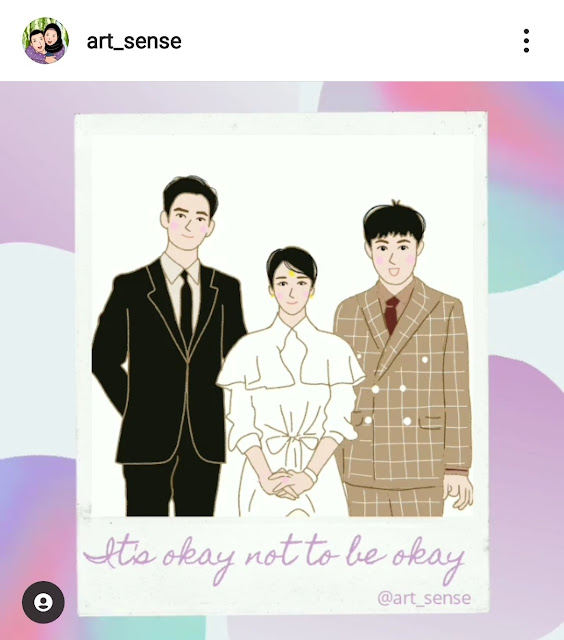 Fan art it's okay not to be okay