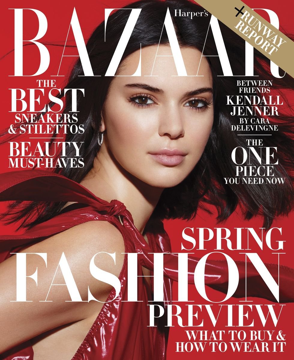 Kendal Jenner Photo shoot Harper's Bazaar Magazine February 2018