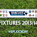 Fixture list for the 2013/14 Barclays Premier League