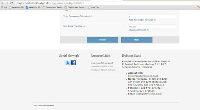 Cara Mengisi Laporan BOS Online