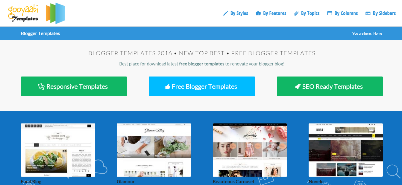 Một số trang tải Template Blogspot đẹp, chuẩn SEO và miễn phí