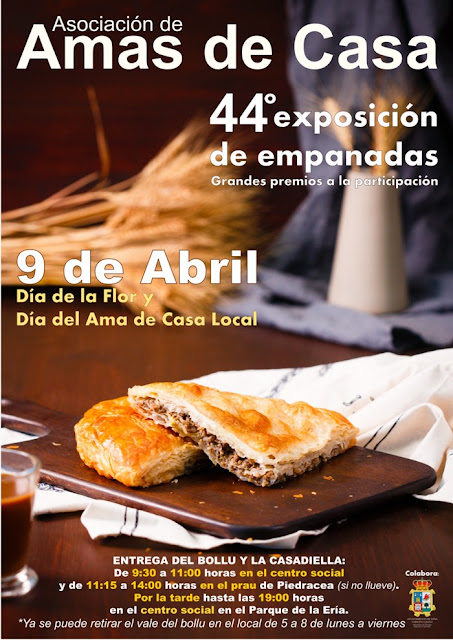 Cartel concurso empanadas amas de casa 2018 - Pola de Lena