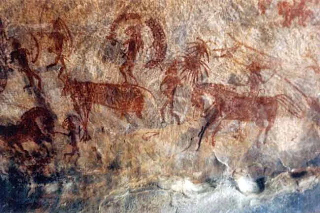gravures rupestres de Bhimbetka