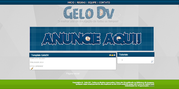 Template Gelo DV