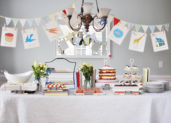 Everything Has It's Wonders ABC Baby Shower Inspiration